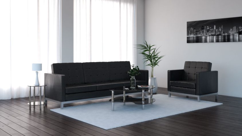 Black Couch Rug Ideas