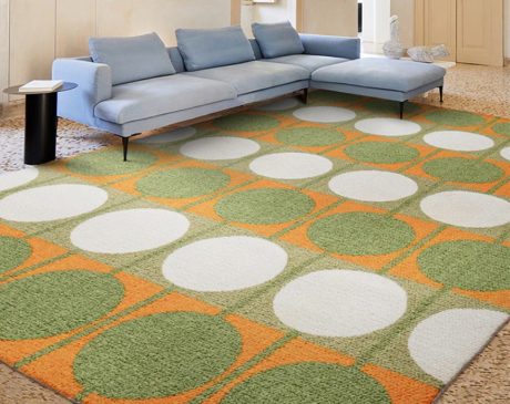 Green And Orange Carpet