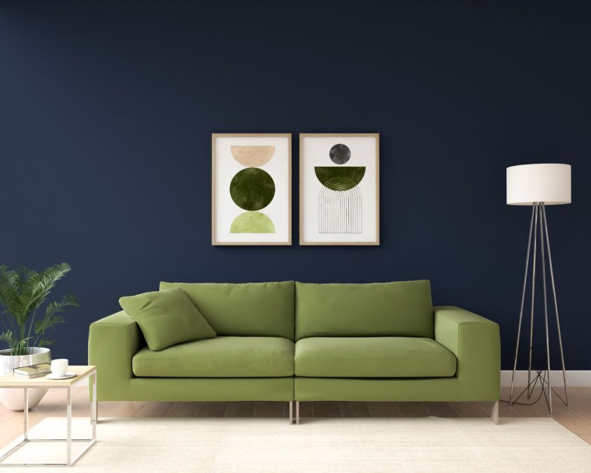 What Colors Go With an Olive Green Couch?